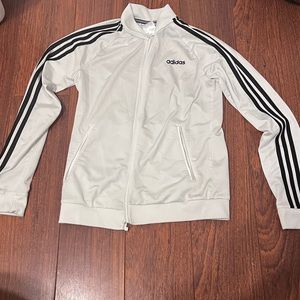 white adidas jacket